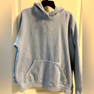Boohoo Man Hoodie, Medium Oversized, NWOT, Baby Blue color